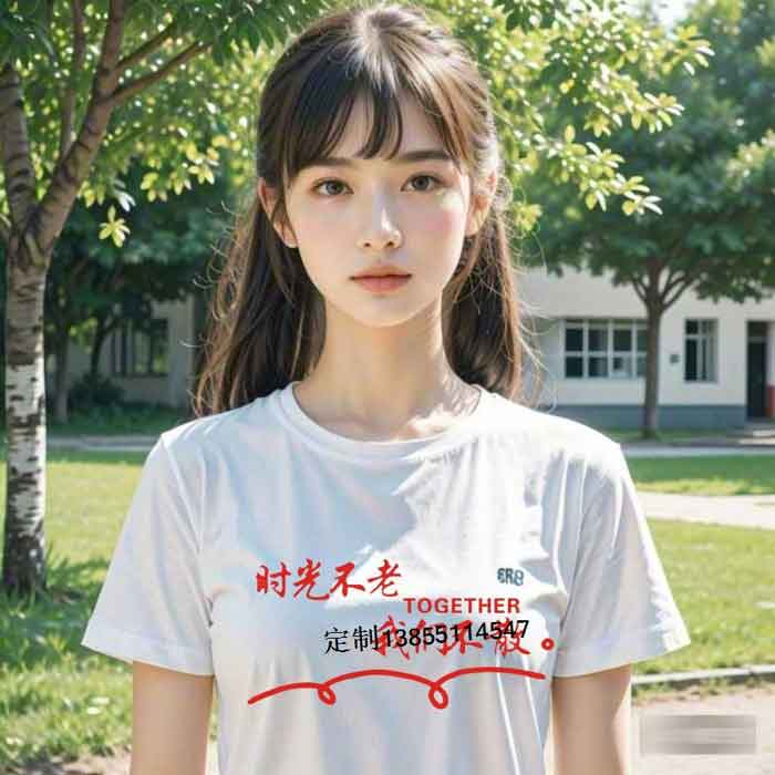 20年同學(xué)聚會(huì)T恤圖案-時(shí)光不老,我們不散